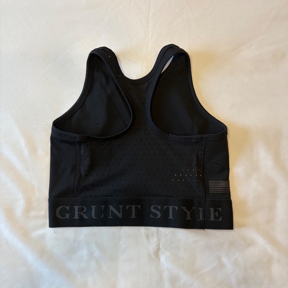 Grunt Style‎ Black Racer Back Sports Bra Size S - Picture 5 of 5